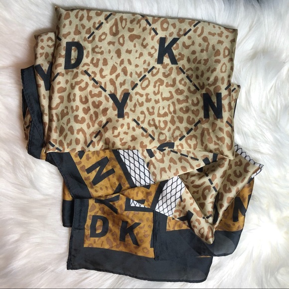 DKNY Multi Printed Scarf - NWOT - Picture 6 of 11